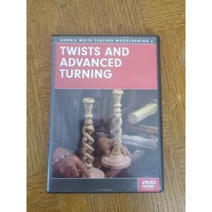 Twists and Advanced Turning by Dennis White Vol 6 (2009, DVD) Woodworking‎